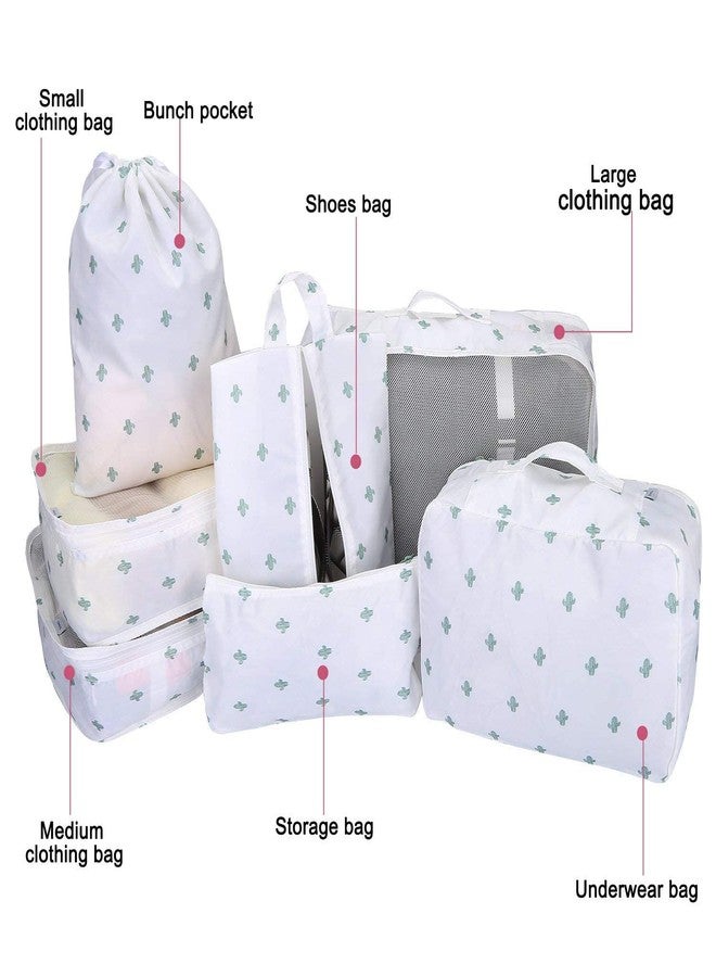 FowWelt 7 Set Packing Cubes Luggage Packing Organizers for Travel Accessories (Navy Blue) - Image 5